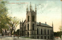 First Baptist Church Plainfield, NJ Postcard Postcard