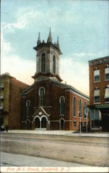 First M.E. Church Plainfield, NJ Postcard Postcard