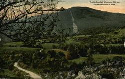 Trail to Greylock Mountain Adams, MA Postcard Postcard