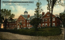 Wood Home for Aged People Postcard