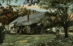 The Historical House Ipswich, MA Postcard Postcard