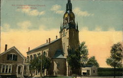 North Congregational Church Haverhill, MA Postcard Postcard