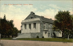 John James Memorial Hall Goshen, MA Postcard Postcard