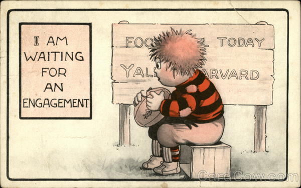 I am Waiting for an Engagement Football