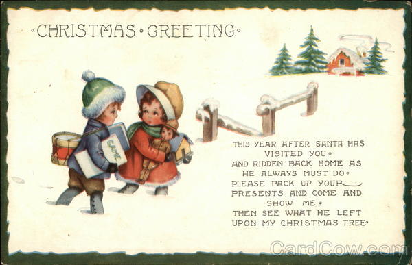 Christmas Greeting Children