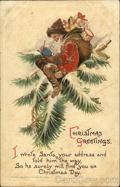 Christmas Greetings Frances Brundage Toys
