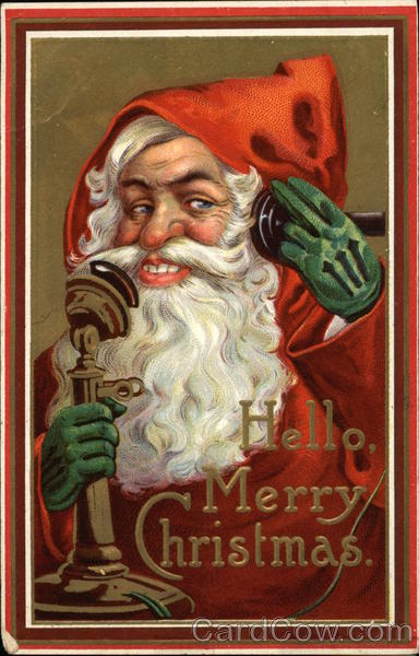 Hello, Merry Christmas Santa Claus