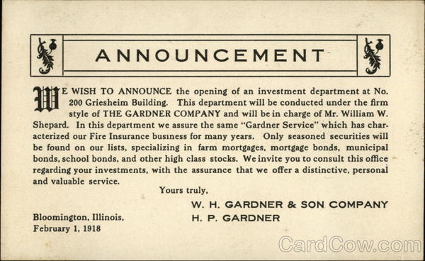 Announcement Advertising