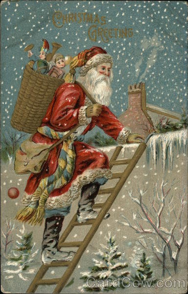 Christmas Greeting Santa Claus