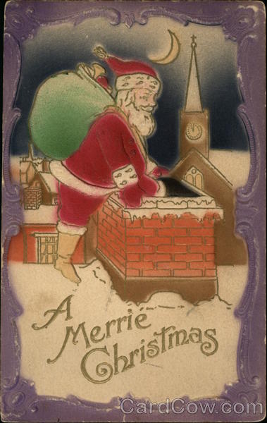 A Merrie Christmas Santa Claus