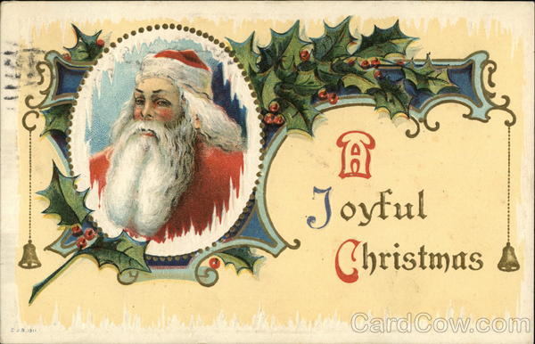 A Joyful Christmas with Santa and Holly Santa Claus