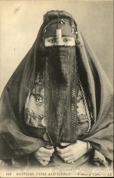 Egyptian Types and Scenes - Woman of Cairo Arab
