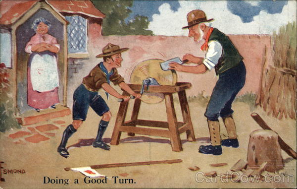 Doing a Good Turn Boy Scouts