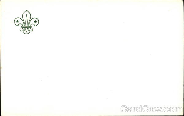 Boy Scout Emblem Stationary Boy Scouts