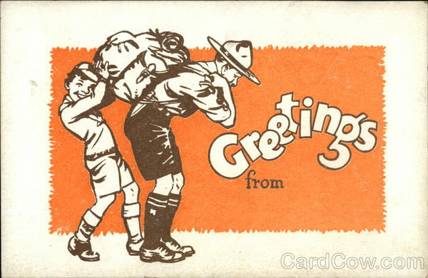 Greetings from Boy Scouts