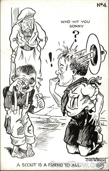 A Scout is a Friend to All Sid Wright Boy Scouts