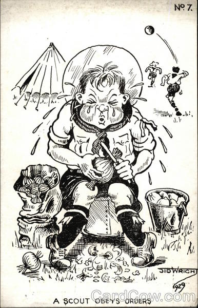 A Scout Obeys Orders Sid Wright Boy Scouts