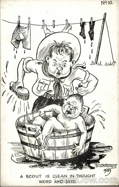 A Scout is Clean in Thought Word and Deed Sid Wright