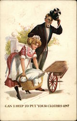 Can I Help to Put Your Clothes on? Postcard