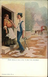 How Would you Like to be the Ice Man? Postcard