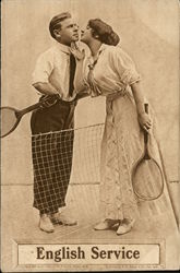 English Service Postcard