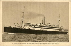 R.M.S.P. Arcadian Boats, Ships Postcard Postcard