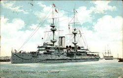 Lord Charles Beresford's Flagship Caesar Postcard
