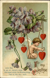 To My Valentine Cupid Postcard 