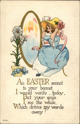 An Easter Sonnet to Your Bonnet, I Would Write Today, But Your Smile I see the While An Easter Sonnet to Your Bonnet, I Would Write Today, But Your Smile I see the While