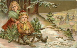 Joyful Greetings Postcard