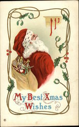 My Best Xmas Wishes Postcard