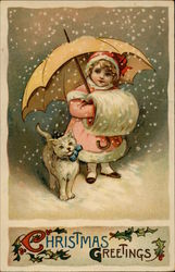 Christmas Greetings Postcard