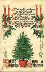 Wishing you a Joyous Christmas Postcard Postcard
