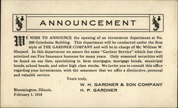 Announcement Postcard