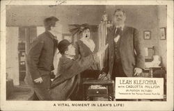 Leah Kleschna with Carlotta Nillson in Motion Pictures Postcard