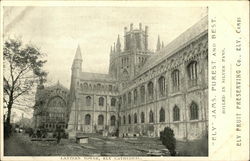 Lantern Tower, Ely Cathedral, Ely Jams, Purest and Best, Boiled in Silver Pans Postcard