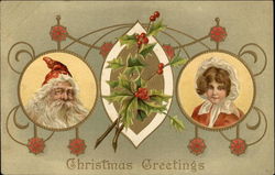Christmas Greetings Postcard
