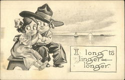 I Long to Linger Longer Postcard