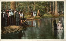 A Southern Baptism Postcard