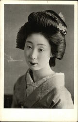 Geisha Girl Postcard