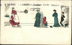 The Damm Cook Postcard