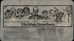 The Whole Damm Family Postcard