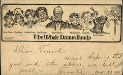 The Whole Damm Family Postcard