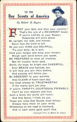 To the Boy Scouts of America by Robert B. Rogers Postcard