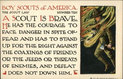 The Scout Law: Number Ten Postcard