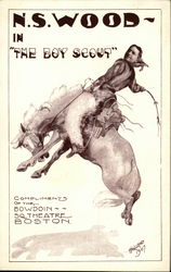 N. S. Wood in "The Boy Scout" Postcard