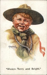 Always Merry and Bright Postcard