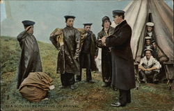Sea Scouts Reporting on Arrival Postcard