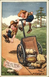 Keep Your Balance and Make the Best of Every Situation! Boy Scouts Postcard Postcard