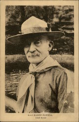 Lord Baden Powell, Chef Scout Postcard